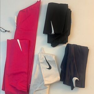 4 Nike Dri fit headbands